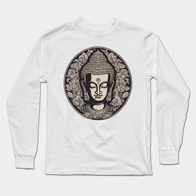 Buddha Long Sleeve T-Shirt by Whisky1111